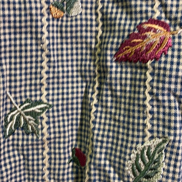 ALC-At Last Classics Embroidered Button Down Sz L - Picture 4 of 7